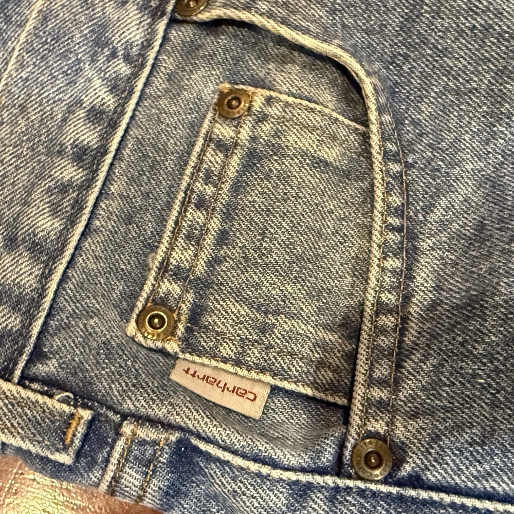 Carhartt Jeans Men's 40x32 Traditional Fit Denim RN 14806 B18 STW - Picture 2 of 10